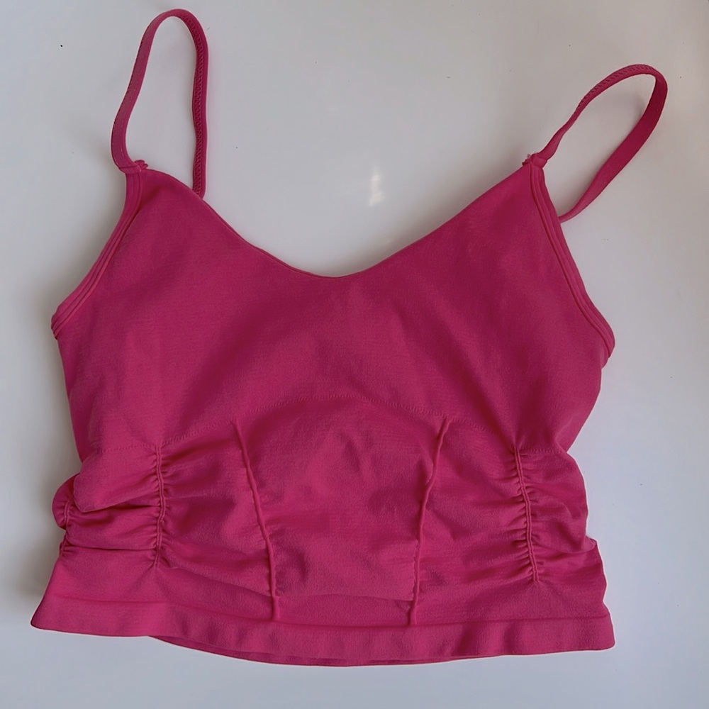 Good Karma Ruched Crop Tank